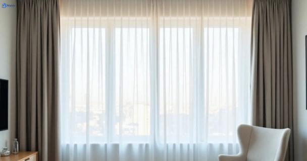 Freshly steam cleaned curtains in huntingwood-nsw QLD